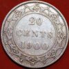 20 Cents 1900 Victoria silver Newfoundland KM#4