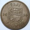 Fiji 1 Florin 1934 George V KM#5