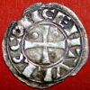 Silver Denarius Feudal Lordship of Béarn The Centulles Century IX-XI