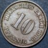 Germany Empire 10 Pfennig 1909 J Wilhelm II KM# 12