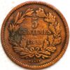 5 Centimes 1855 A Willem III Luxembourg