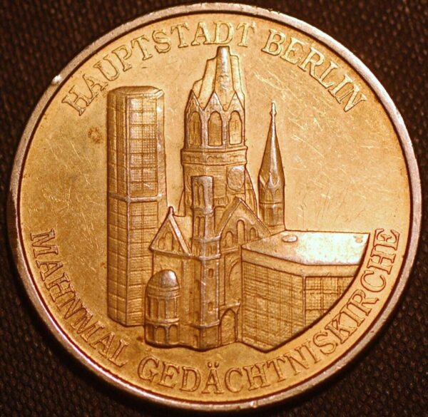 Germany Medal Hauptstadt Berlin Kaiser Wilhelm Memorial Church