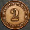 Germany 2 Pfennig 1910 J Wilhelm II KM# 16