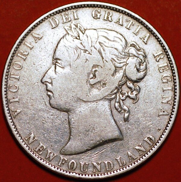 50 Cents 1899 Victoria silver Newfoundland KM#6 (G295TO) - Image 2