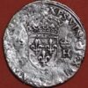 France Henri II Teston 1555 Toulouse mint Dy# 1031 - Image 2