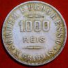Brazil 1000 Reis 1911 Laureate liberty head silver KM# 507 - Image 2