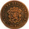 5 Centimes 1855 A Willem III Luxembourg - Image 2