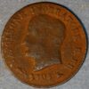 Italian States KINGDOM OF NAPOLEON Centesimo 1808 V  Venice C# 1.3 - Image 2