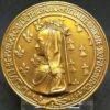 Bronze Medal of King Louis XII and Saint Anne of Brittany - Image 2