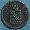 German States SAXONY-ALBERTINE 2 Pfennig 1859 KM# 1185 - Image 2