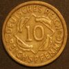 Germany Weimar Republic 10 Reichspfennig 1925 G KM# 40 - Image 2