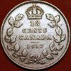 10 Cents 1917 George V silver Canada KM#23