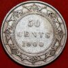 50 Cents 1900 Victoria silver Newfoundland KM#6