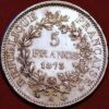 1873 5 francs silver Hercules France KM# 820.1
