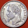 2 Franc 1866 A Silver Napoleon III France KM# 807