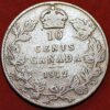 10 Cents 1912 George V silver Canada KM#23