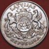 Latvia 2 Lati 1925  Silver Coin - Image 2