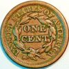 United States 1 Cent 1851 Liberty Head Braided Hair Cent KM# 67 (A+035Ida)