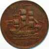 Canada token Prince Edward Ships Colonies Commerce Breton 997