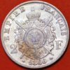 2 Franc 1866 A Silver Napoleon III France KM# 807 - Image 2