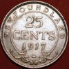 25 Cents 1917 George V silver Newfoundland KM#17 - Image 2