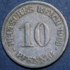 Germany Empire 10 Pfennig 1903 G Wilhelm II KM# 12