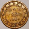 1 Cent 1886 Victoria Canada KM#7 - Image 2