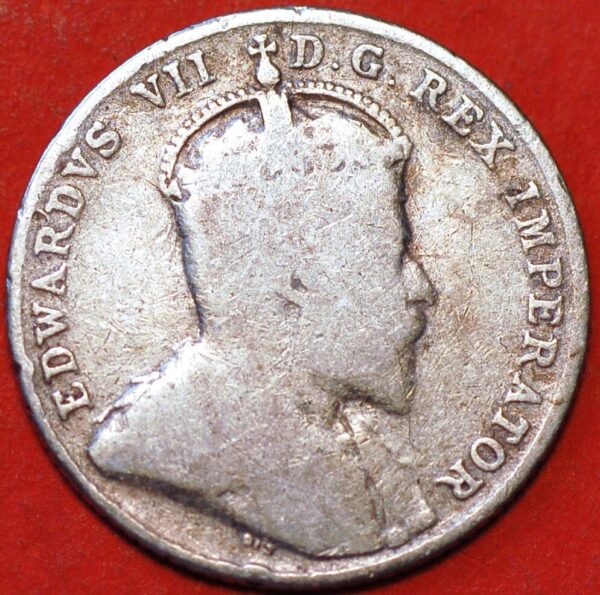 10 Cents 1906 Edward VII silver Canada KM#10 