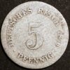 Germany Empire 5 Pfennig 1876 H KM# 3