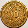 Germany 50 Rentenpfennig 1924 KM# 34 