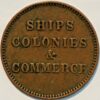 Canada token Breton 997 Ships Colonies Commerce