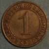 Germany Weimar Republic 1 Reichspfennig 1930 E KM# 37