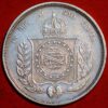 Brazil 500 Reis 1864 Pedro II silver KM#464 - Image 2