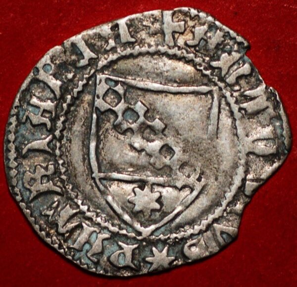 Italian States Patriarchate of Aquilea 1402-1411 Antonia II Denier Silver  - Image 2