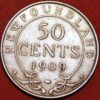 50 Cents 1909 Edward VII silver Newfoundland KM#11 - Image 2