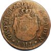 Germany 1/2 Kreuzer 1817 Karl Ludwig Friedrich KM# 164 - Image 2