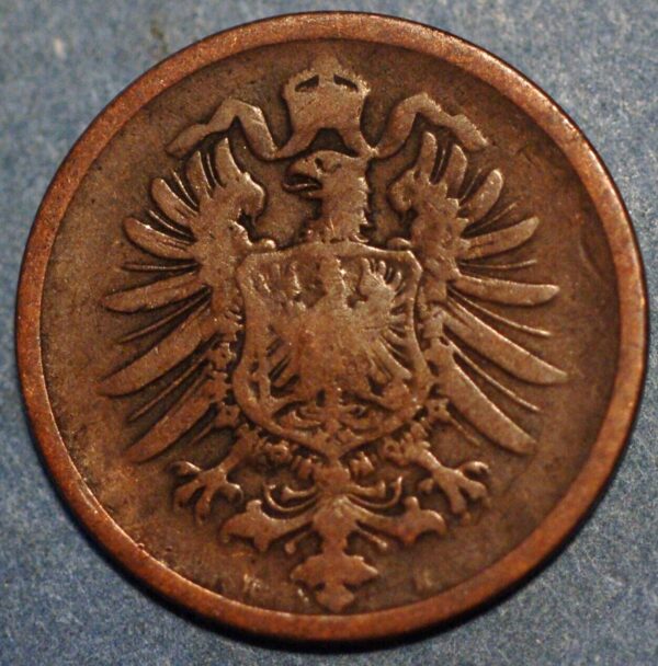 Germany 2 Pfennig 1875 Wilhelm I KM# 2 - Image 2