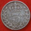 Great Britain 3 Pence 1899 KM# 777 - Image 2
