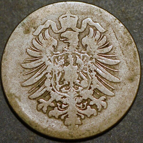 Germany Empire 10 Pfennig 1875 G KM# 4 - Image 2