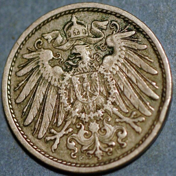 Germany Empire 10 Pfennig 1906 F Wilhelm II KM# 12