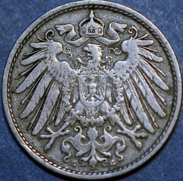 Germany Empire 10 Pfennig 1900 G Wilhelm II KM# 12 - Image 2