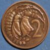 New Zealand 2 Cents 1968 KM#32.1