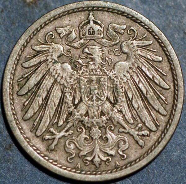 Germany Empire 10 Pfennig 1913 A Wilhelm II KM# 12 - Image 2