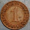 Germany Weimar Republic 1 Reichspfennig 1929 D KM# 37 - Image 2