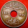 Egypt 5 Milliemes 1917 Hysain Kamil - Image 2