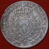 France 1 Ecu 1727 E Tours mint Louis XVI KM# 486 - Image 2