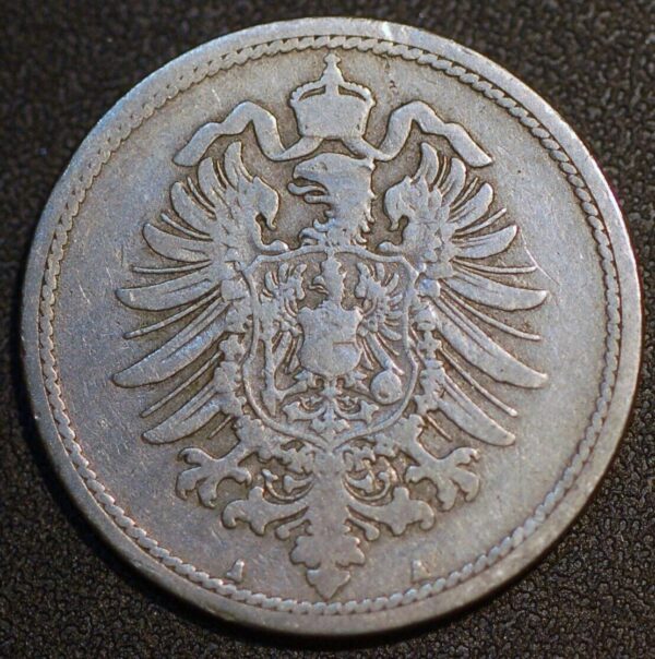 Germany Empire 10 Pfennig 1889 A KM# 4 - Image 2