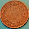Canada 1 Cent 1882 H Victoria KM#7 Large Cent - Image 2