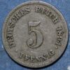 Germany Empire 5 Pfennig 1894 J KM# 11