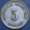 Germany Empire 5 Pfennig 1907 F KM# 11